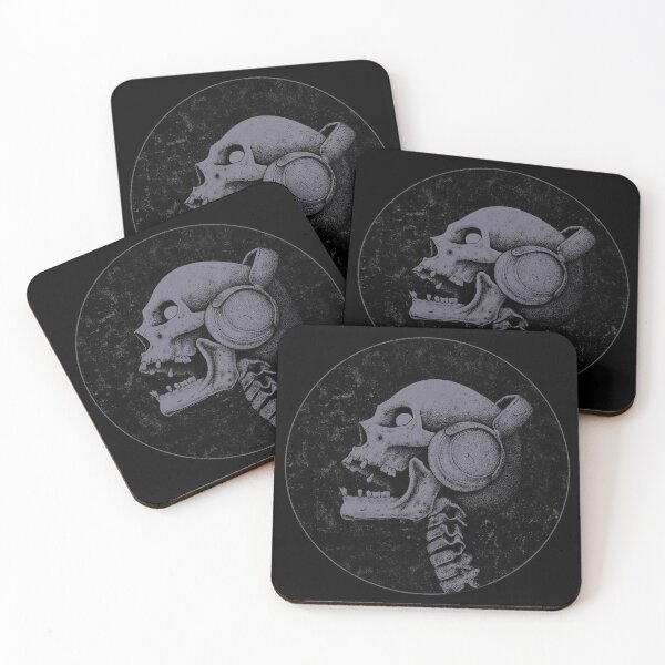 Item preview, Skull with Headphones designed and sold by Chonkz.