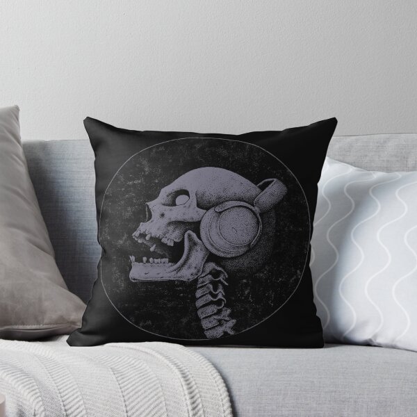 Item preview, Skull with Headphones designed and sold by Chonkz.