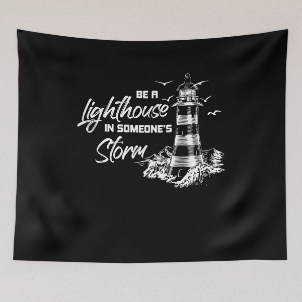 Item preview, Be A Lighthouse In Someone's Storm Funny Christian designed and sold by Dressed For  Duty.