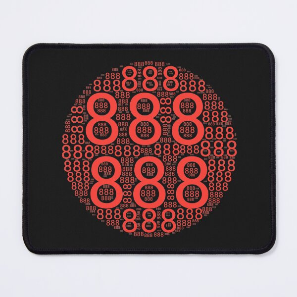 Item preview, Repeating numbers 888 circled logo designed and sold by Delicarte.