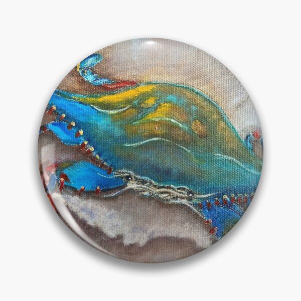 Item preview, Blue Crab on the Beach designed and sold by Art by Judy Jones.
