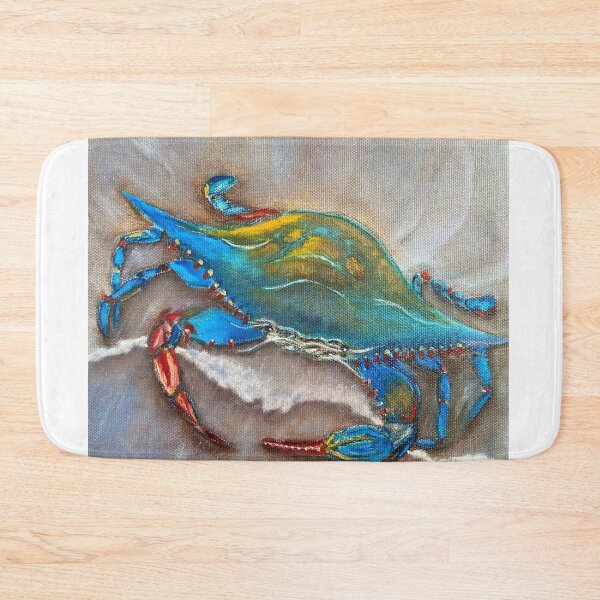 Item preview, Blue Crab on the Beach designed and sold by Art by Judy Jones.