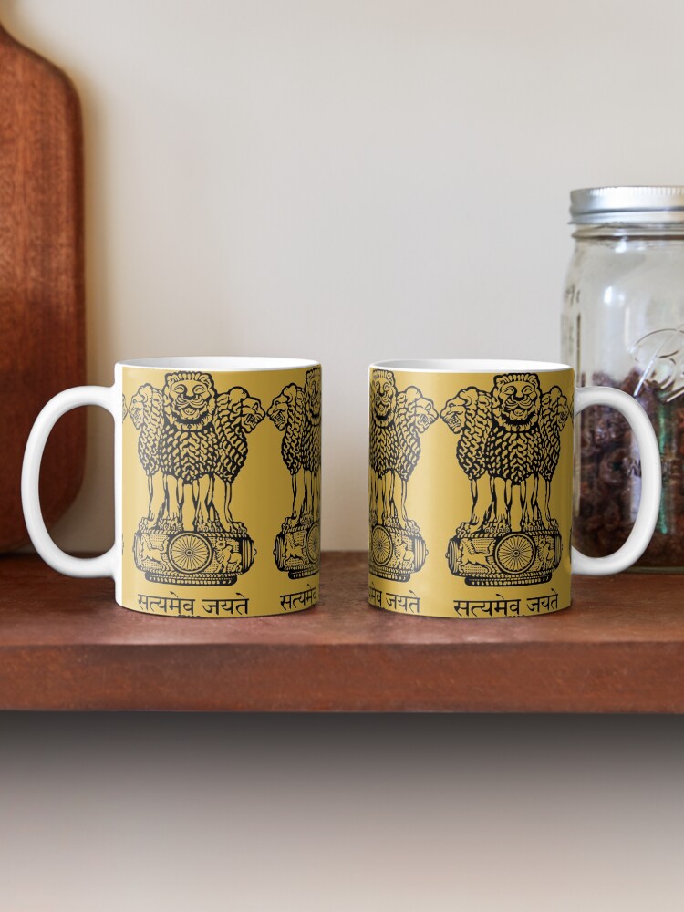 "Varanasi Devanagari, Lion Capital of Ashoka Satyameva jayate State