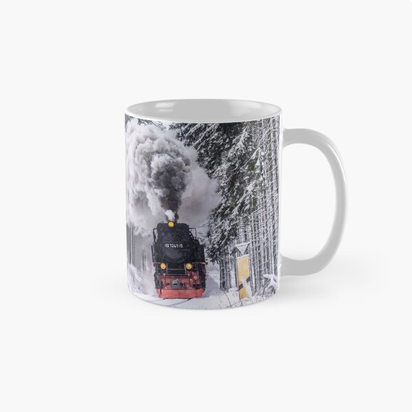 Item preview, Locomotive crossing the ice forest designed and sold by e-Shop67.
