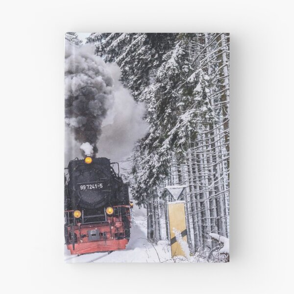 Item preview, Locomotive crossing the ice forest designed and sold by e-Shop67.
