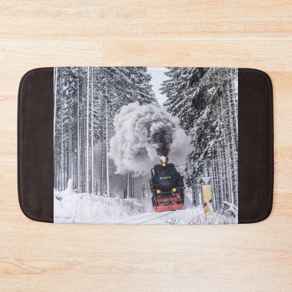 Item preview, Locomotive crossing the ice forest designed and sold by e-Shop67.