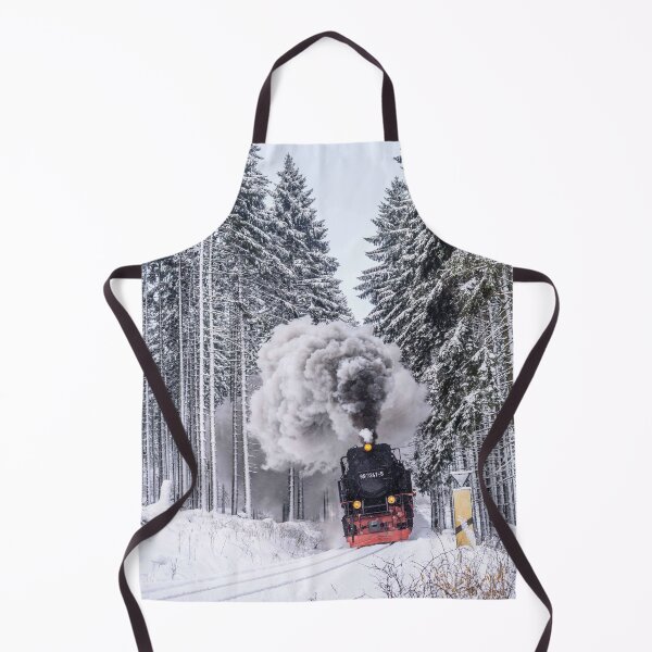 Item preview, Locomotive crossing the ice forest designed and sold by e-Shop67.