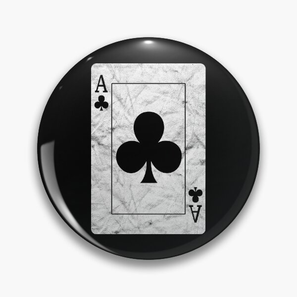 Item preview, Playing Cards Ace of Clubs (distressed design) designed and sold by siggyspatsky.