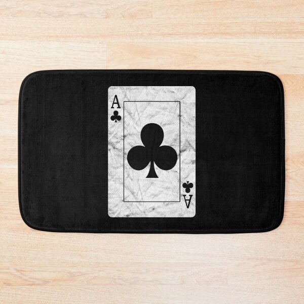 Item preview, Playing Cards Ace of Clubs (distressed design) designed and sold by siggyspatsky.
