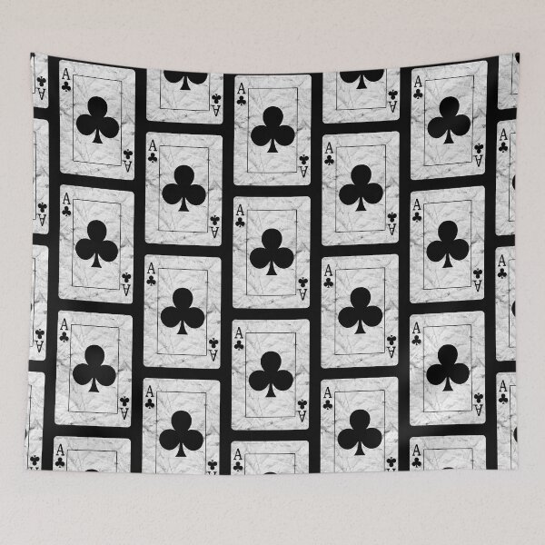 Item preview, Playing Cards Ace of Clubs (distressed design) designed and sold by siggyspatsky.