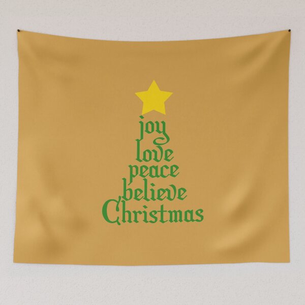 Item preview, Joy, Love, Peace, Believe, Christmas designed and sold by Frankie Cat Photography.