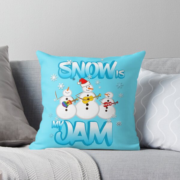 Item preview, Jamming Ukulele Snowmen, Snow is my jam designed and sold by DeliriousSteve.