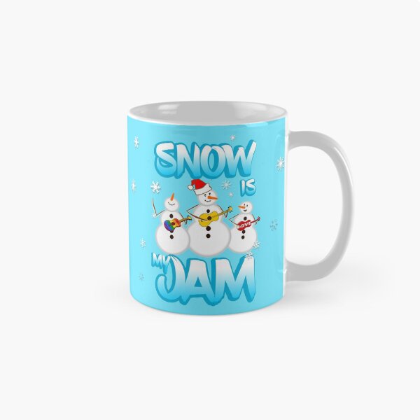 Item preview, Jamming Ukulele Snowmen, Snow is my jam designed and sold by DeliriousSteve.
