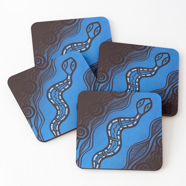 Item preview, Authentic Aboriginal Art - Snake designed and sold by HogarthArts.