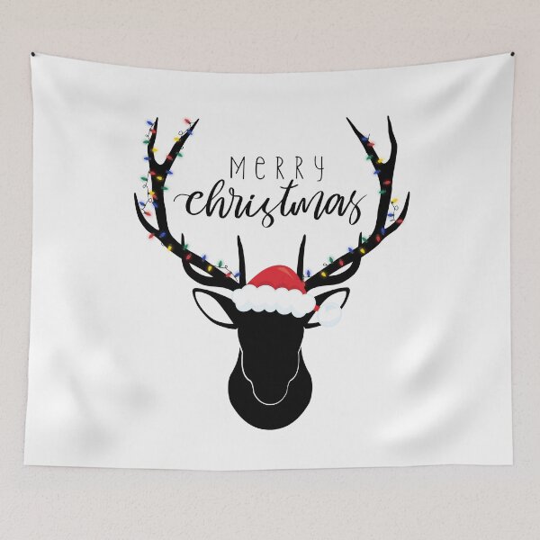 Item preview, Merry Christmas Reindeer designed and sold by PirateAvocado.