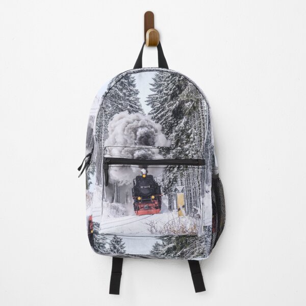 Item preview, Locomotive crossing the ice forest designed and sold by e-Shop67.