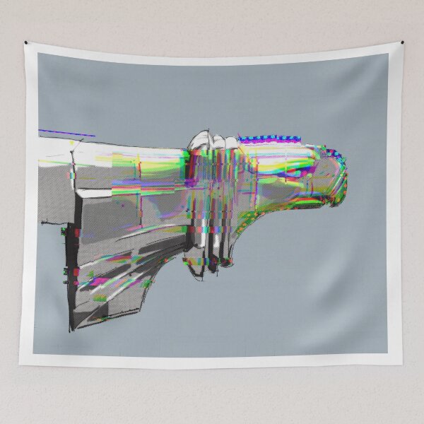 Item preview, The Chrysler Building Eagle Chromatic Mega Glitch  designed and sold by KristaZed.
