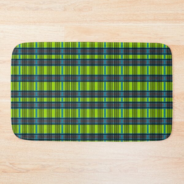 Item preview, Tartan Terror - Lime and Blue designed and sold by PoppyPod.