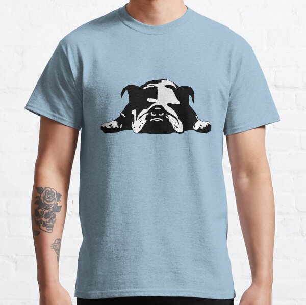 Lazy Bulldog Funny Pet Parent Tshirt Classic T-Shirt