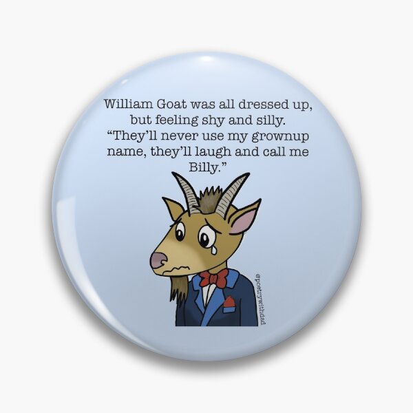 Item preview, William Billy Goat designed and sold by poetrywithdad.