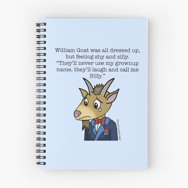 Item preview, William Billy Goat designed and sold by poetrywithdad.