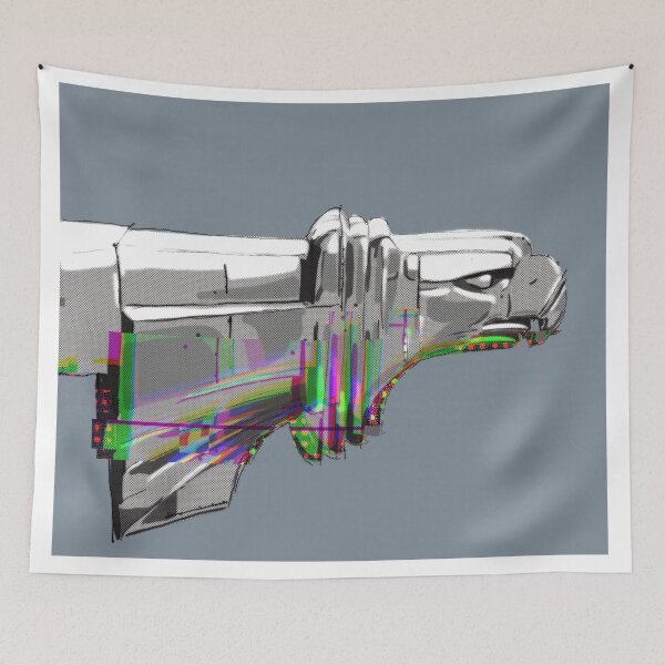 Item preview, The Chrysler Building Eagle Chromatic Glitch  designed and sold by KristaZed.