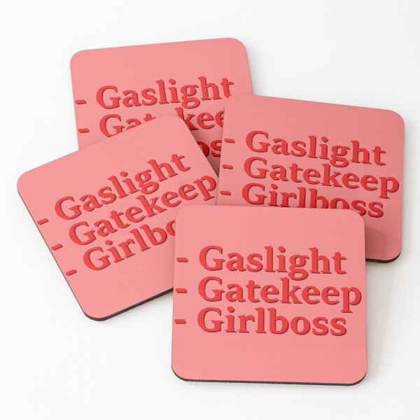 Item preview, Gaslight, Gatekeep, Girlboss designed and sold by Friend of Frogs.