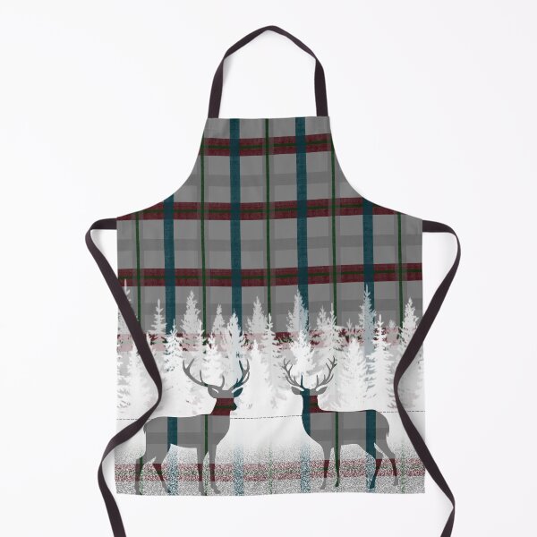 Item preview, Deer Plaid grey designed and sold by Walker Colors.