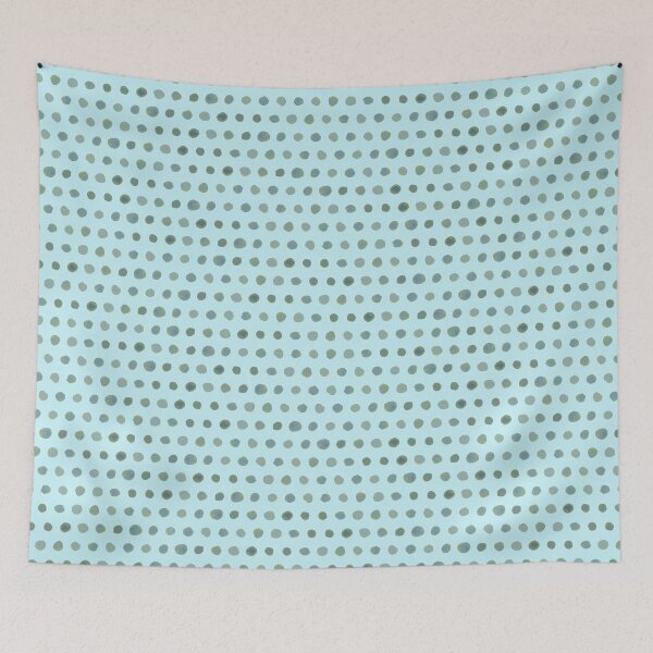 Item preview, Watercolor dot to dot in teal and mind designed and sold by FrancesPoff.