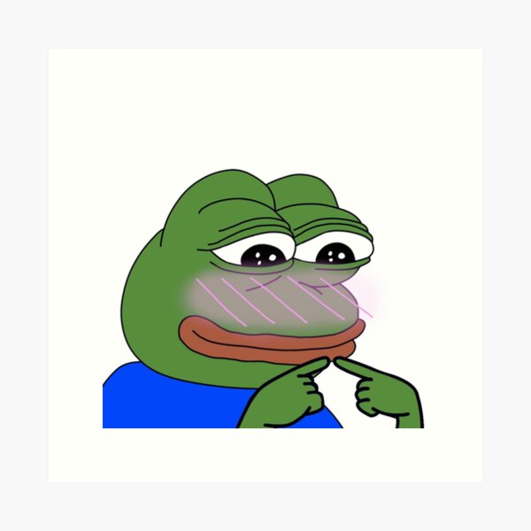 Pepega -Twitch Emote Art Print for Sale by renukabrc