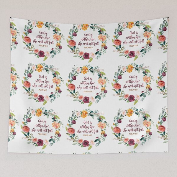 Item preview, Psalm 46:5 - God is within her, she will not fall designed and sold by Cane & Abel Creations ..