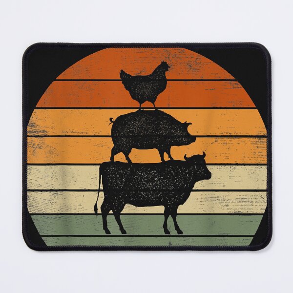 Item preview, Farm Animals Gifts Women Men Cow Pig Chicken Print Graphic T-Shirt designed and sold by jaxiisraelle.