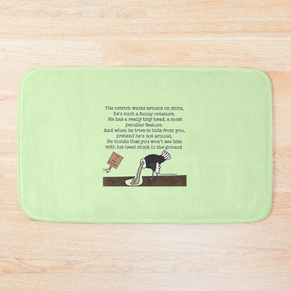 Item preview, Ostrich Hiding Head designed and sold by poetrywithdad.