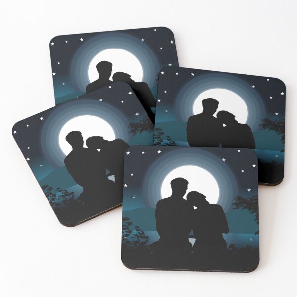 Item preview, Couple love feel landscape vactor Art designed and sold by Tshirtstory.