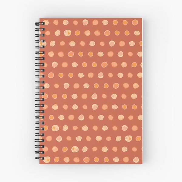 Item preview, Watercolor dot to dot in orange and cream designed and sold by FrancesPoff.