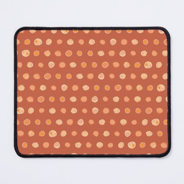 Item preview, Watercolor dot to dot in orange and cream designed and sold by FrancesPoff.