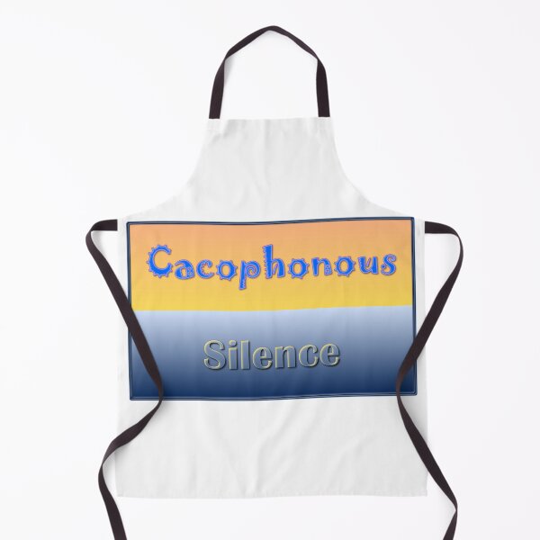 Item preview, Cacophonous Silence - A humorous oxymoron designed and sold by Fractal Journeys, etc. .