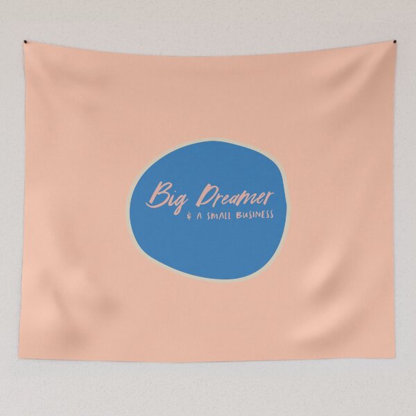 Item preview, Boho Big Dreamer and a Small Business Blue designed and sold by AshTreeCrtvCo.