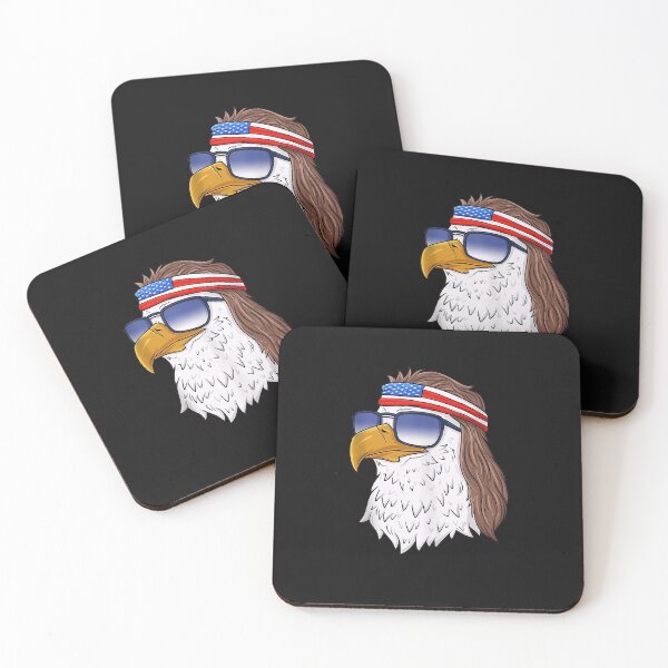 Item preview, 4th Of July Funny USA Patriotic American Bald Eagle Mullet designed and sold by RyanThomas524.