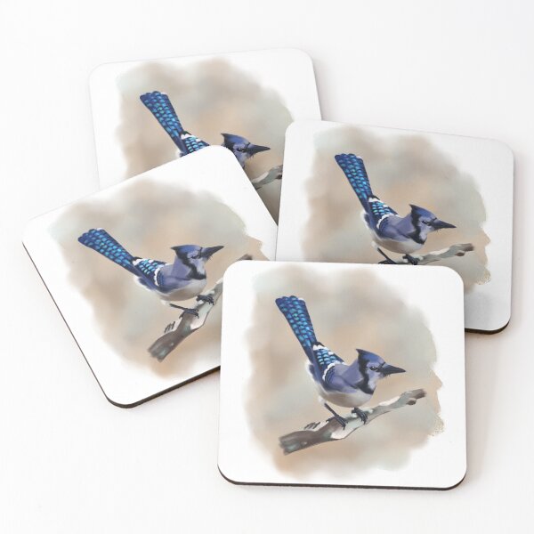 Item preview, Blue jay waiting on a branch designed and sold by Michorgeman.