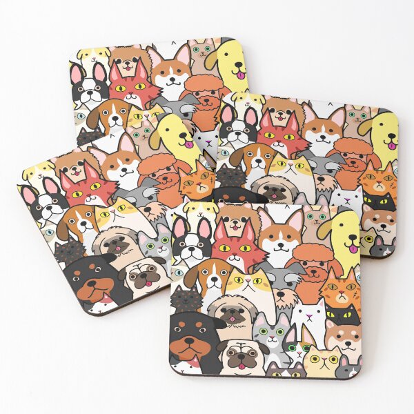 Item preview, Cute Dogs And Cats  designed and sold by HarrioBend.