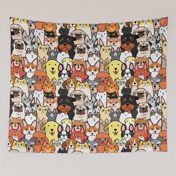 Item preview, Cute Dogs And Cats  designed and sold by HarrioBend.