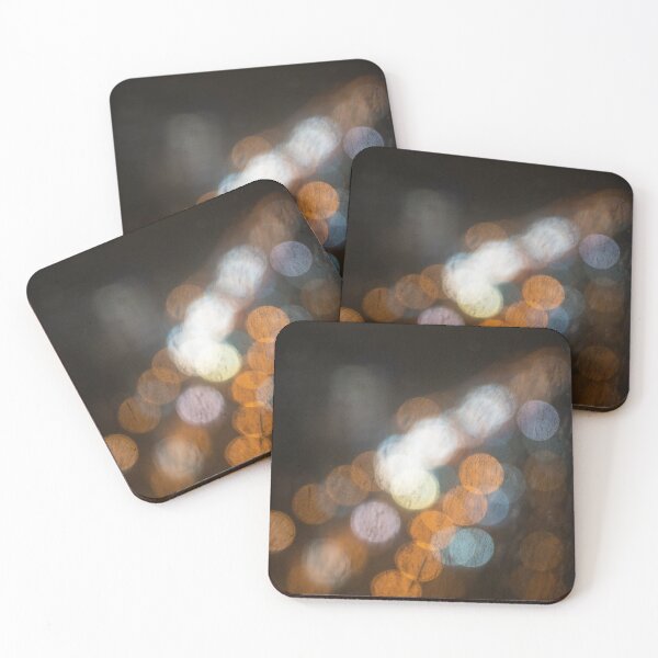 Item preview, Blurred bokeh night city lights designed and sold by anstey.