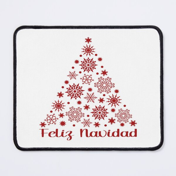 Item preview, Feliz Navidad Phrase With Red Snowflake Christmas Tree Pijamas Navideña Familiar  designed and sold by Bad Kitty Designz.