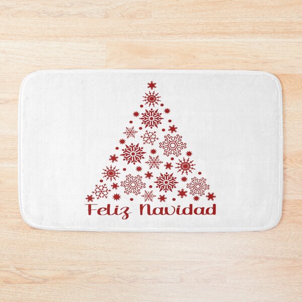 Item preview, Feliz Navidad Phrase With Red Snowflake Christmas Tree Pijamas Navideña Familiar  designed and sold by Bad Kitty Designz.
