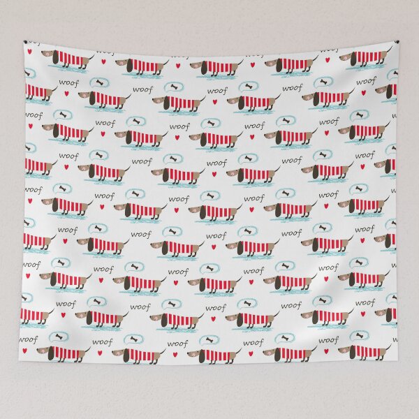 Item preview, Woof Stripes Red Shirt Dogs  designed and sold by HarrioBend.
