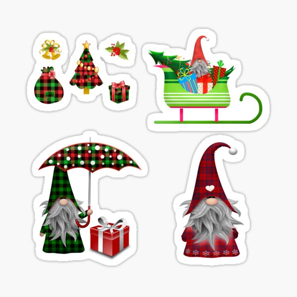 Gnome for Christmas Stickers