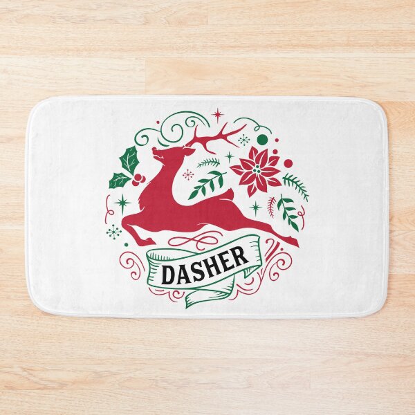 Item preview, Santas Christmas Sleigh Reindeer Dasher designed and sold by joseech.