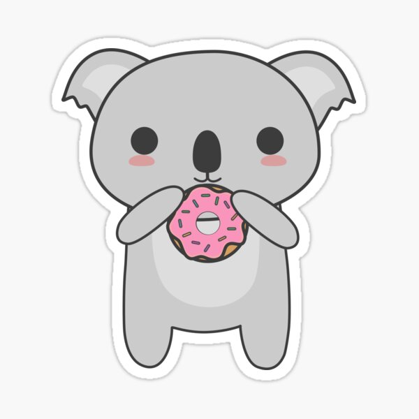 Lindo y Kawaii Koala Bear Pegatina