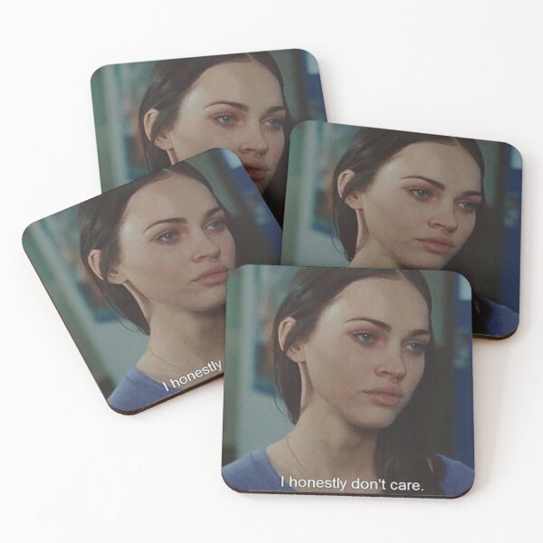 Item preview, "I honestly don't care" Megan Fox Jennifer's Body designed and sold by TheCoolestDesigns Co.